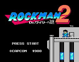 Rockman 2 Title Screen
